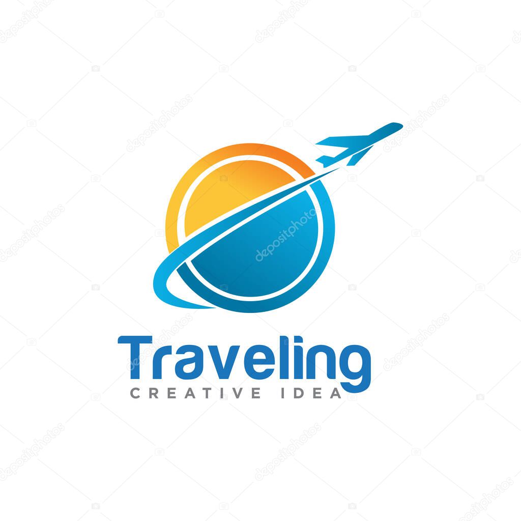 Traveling Logo Icon Design Vector