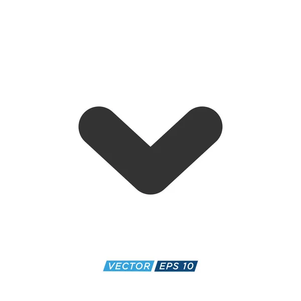 Arrow Download Upload Icon Design Vector — Vetor de Stock