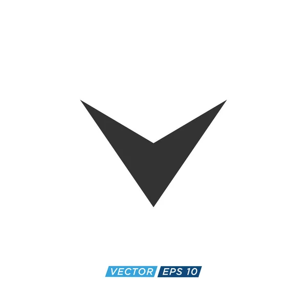 Arrow Download Upload Icon Design Vector — Vetor de Stock
