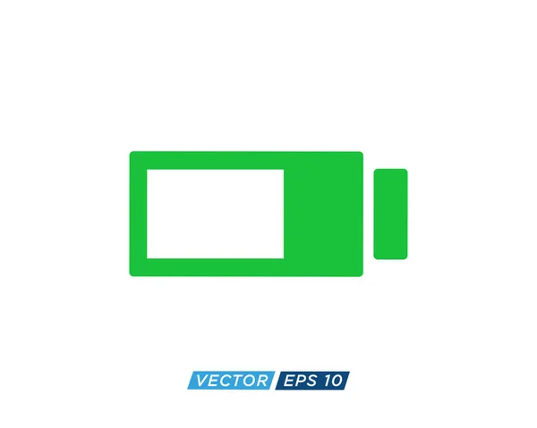 Akkuzeichen Icon Design Vektor — Stockvektor