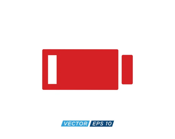 Akkuzeichen Icon Design Vektor — Stockvektor