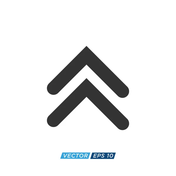 Arrow Download Upload Icon Design Vector — Vetor de Stock