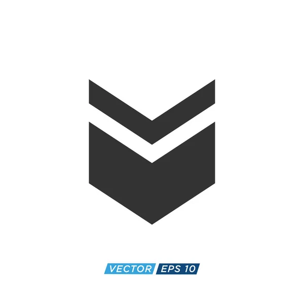 Arrow Download Upload Icon Design Vector — Vetor de Stock