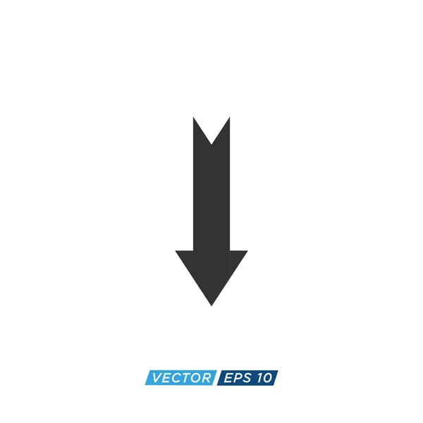 Arrow Download Upload Icon Design Vector —  Vetores de Stock
