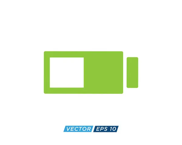 Akkuzeichen Icon Design Vektor — Stockvektor