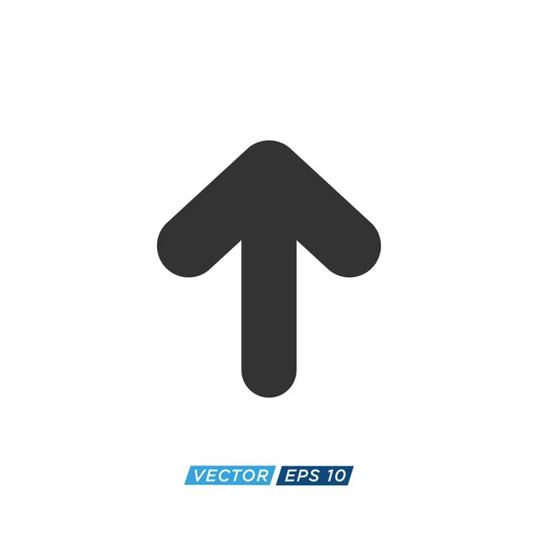 Arrow Download Upload Icon Design Vector — Vetor de Stock