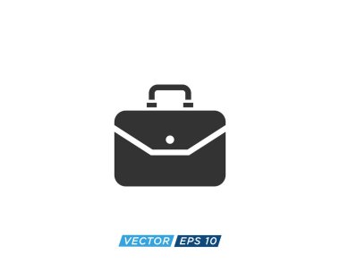 Suitcase or Briefcase Icon Design Vector