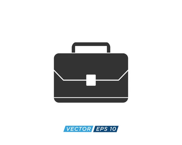 Suitcase Briefcase Icon Design Vector — Vector de stock