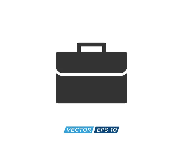 Suitcase Briefcase Icon Design Vector — Vector de stock