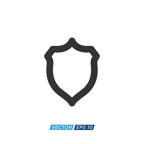 Shield Protection Icon Design Vector — Stock Vector
