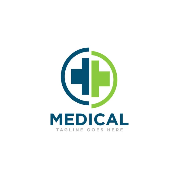 Medical Care Logo Design Vektor — Stockvektor