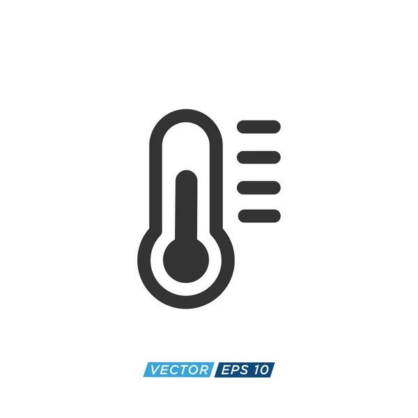 Thermometer Symbol Design Vektor Illustration — Stockvektor