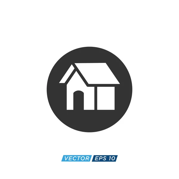 Home House Logo Icon Vector — Stock Vector