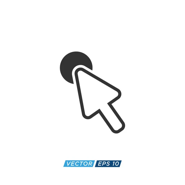 Vector Diseño Icono Signo Puntero Cursor — Vector de stock