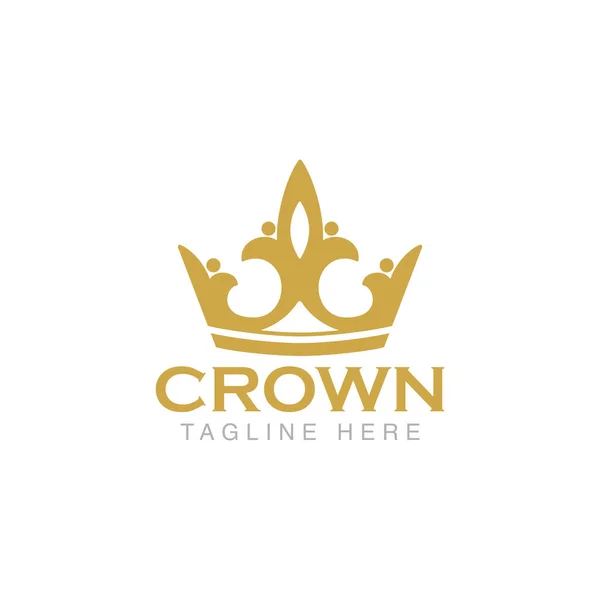 Taç logo tasarlamak vektör