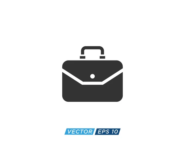 Koffer Koffertje Icoon Design Vector — Stockvector