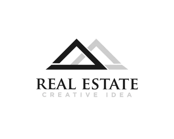 Real Estate Logo Icon Design Vector — Stock Vector