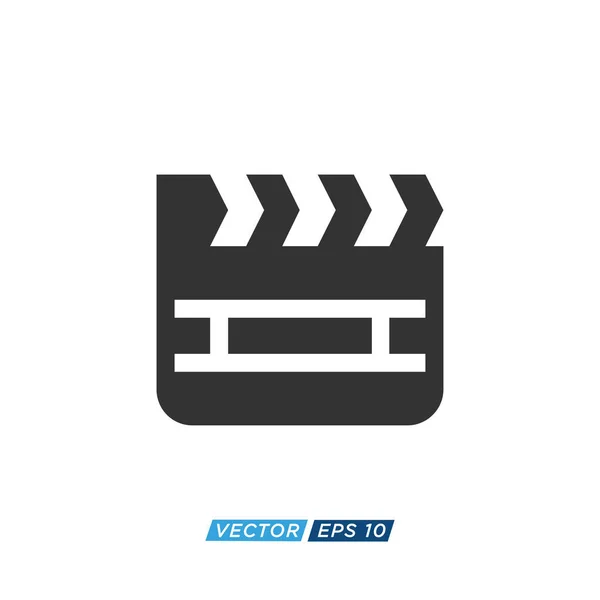 Media Player Logo Ikon Design Vector — Stock vektor