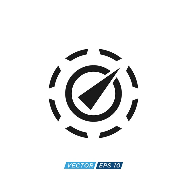 Kompass Icon Design Vektor — Stockvektor