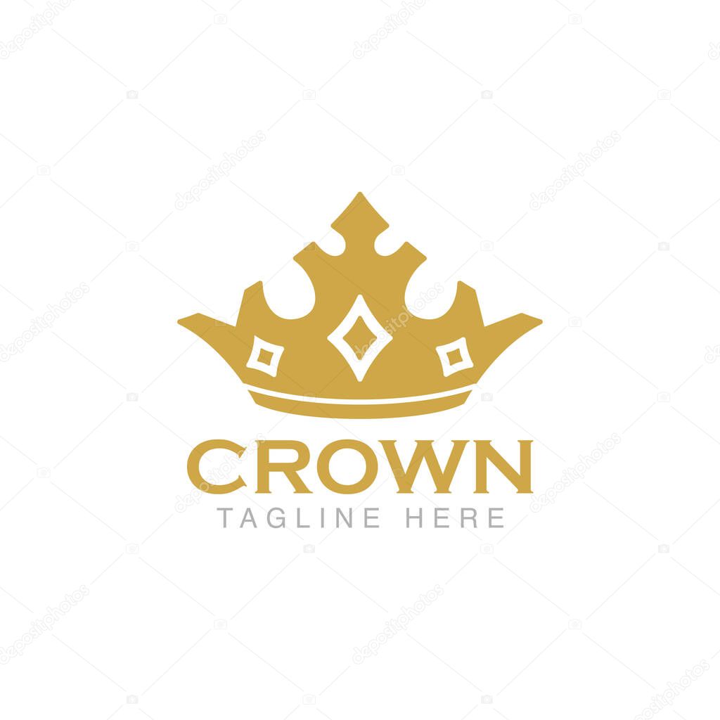 Crown Logo Design Vector
