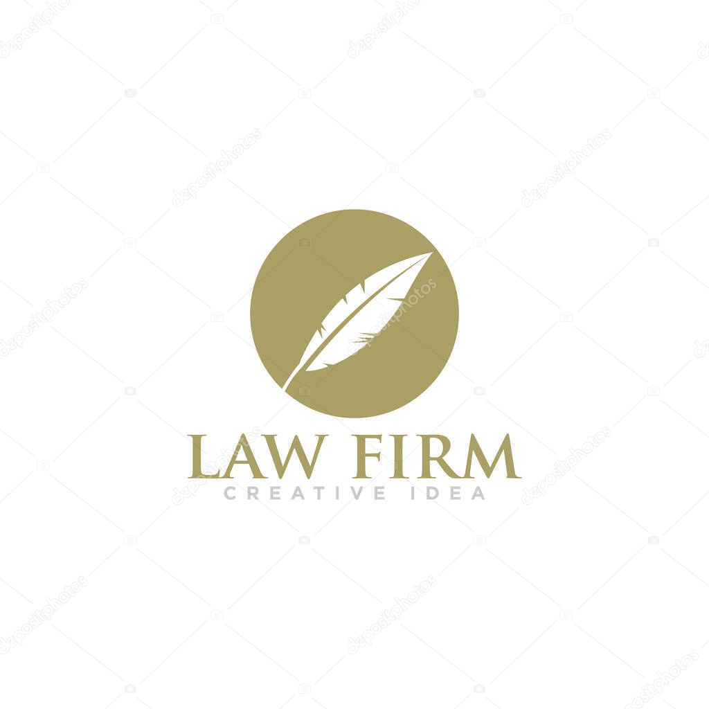 Law Firm Logo Design Vector