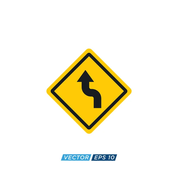 Verkeer Borden Pictogram Ontwerp Vector — Stockfoto