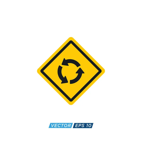 Verkehrszeichen Icon Design Vektor — Stockfoto