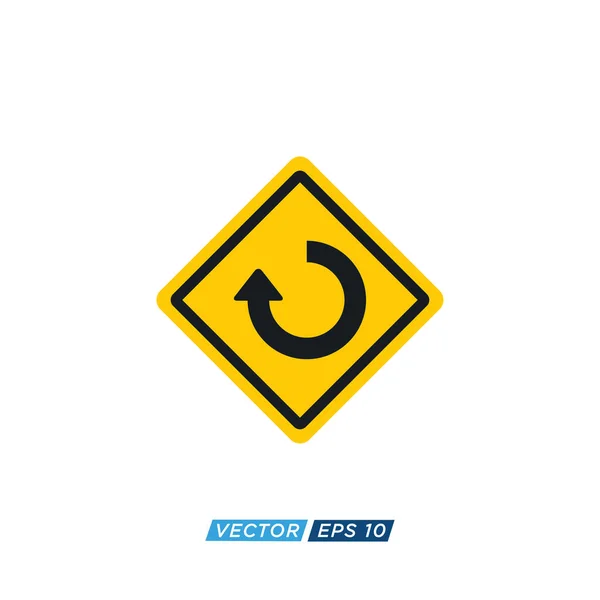 Traffic Signs Icon Design Vector — Stock Photo, Image