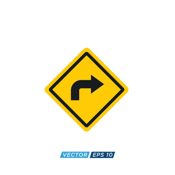 Вектор Дизайна Иконок Дорожных Знаков — стоковое фото
