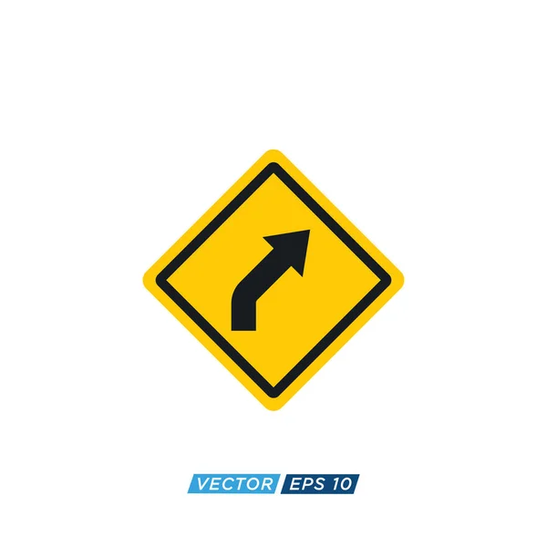 Trafik Tecken Ikon Design Vektor — Stockfoto