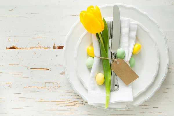 Easter table setting — Stock Photo, Image