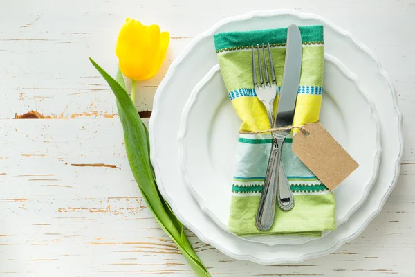 Easter table setting — Stock Photo, Image