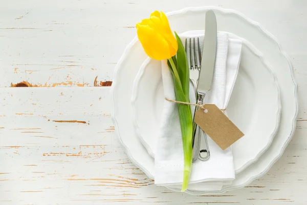 Easter table setting — Stock Photo, Image