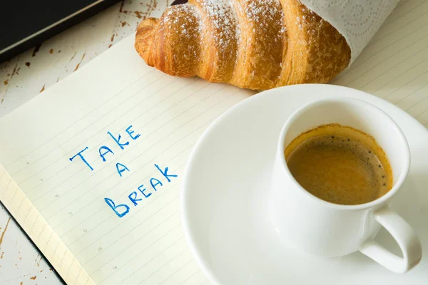 Business coffee break concept — Stock Photo, Image