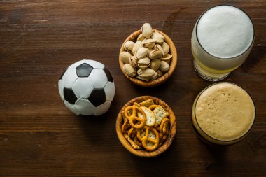 Futbol Şampiyonası izlemek için parti Gıda seçimi