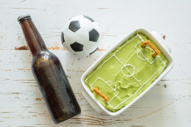 Futbol Şampiyonası izlemek için parti Gıda seçimi