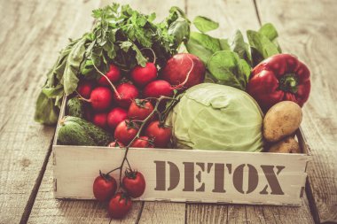 Çiftçi pazarından taze sebze yelpazesi