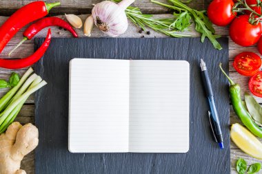 Kitap kalem ile pişirme