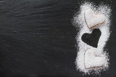 Siluet şeklinde Kalpler