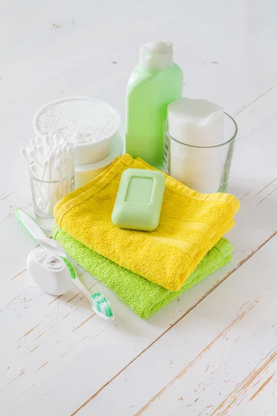 Produtos de higiene — Fotografia de Stock