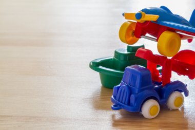 Ulaşım altyapı kavram oyuncakları ile