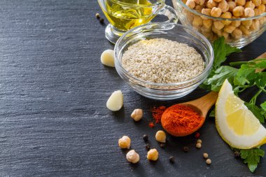 Humus malzemeleri - nohut