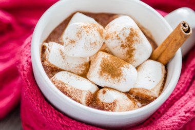 Şekerlemeli sıcak çikolata.