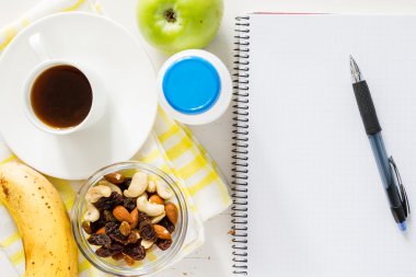 iş kahvaltı konsepti