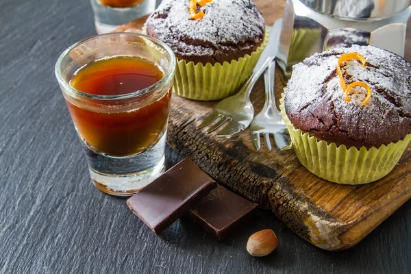 Chocolate and orange cupcakes