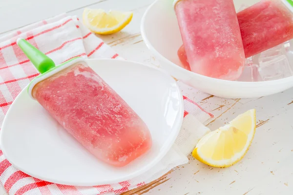 Hielo de sandía fruta pops — Foto de Stock