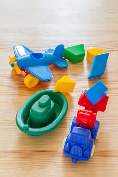 Vervoer infrastructuur concept met speelgoed — Stockfoto