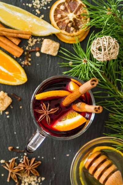 Mulled wine ingredients — Stock Photo, Image