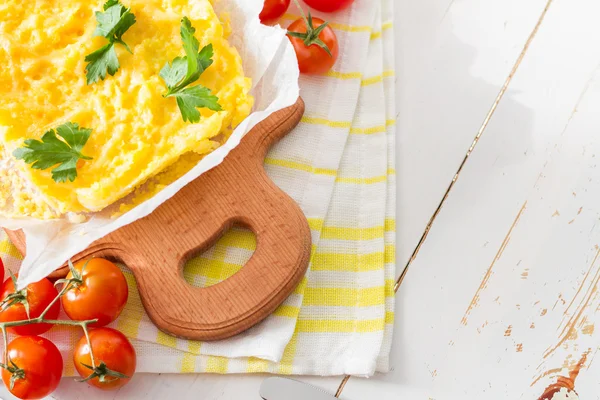 Polenta - plato de maíz tradicional —  Fotos de Stock