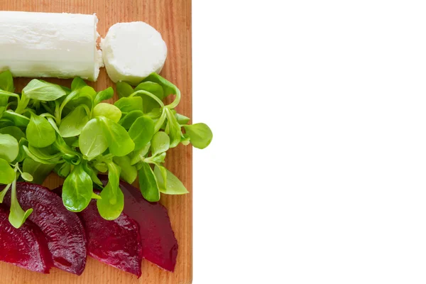 Cukorrépa gyökér saláta szolgált — Stock Fotó